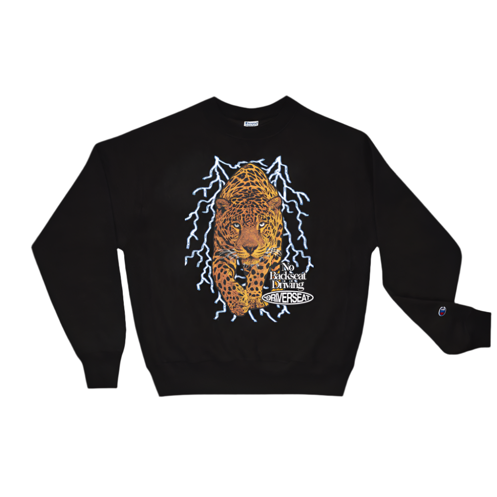Jaguar Champion® Reverse Weave Sweatshirt - Black
