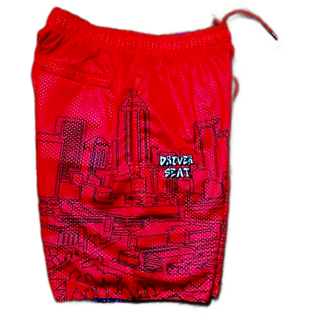 Reversible City AAU Shorts (Red/Blue)