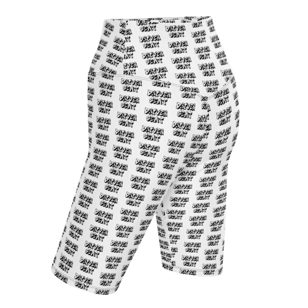 Repeater Biker Shorts - White