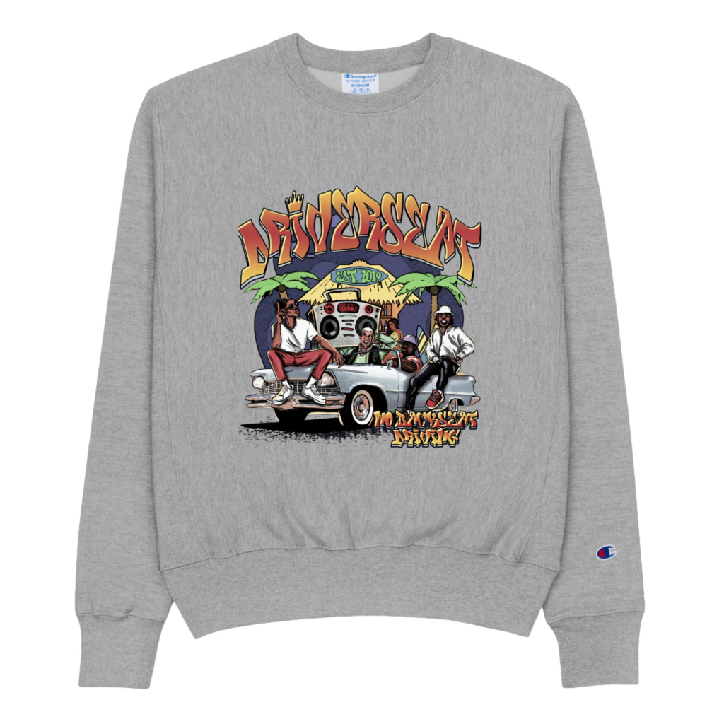 Vibez Champion® Reverse Weave Sweatshirt - Oxford Grey
