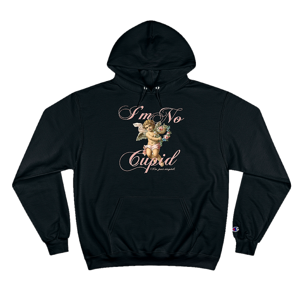 Stupid Cupid Hoodie - Black