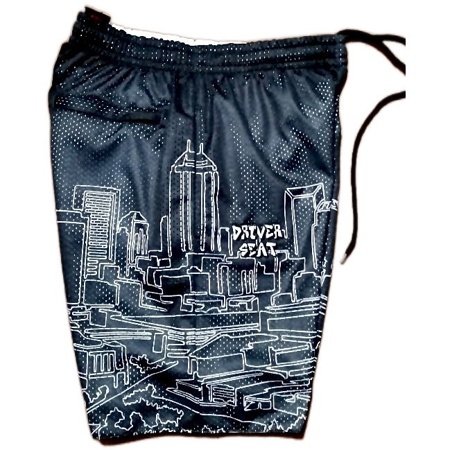 Reversible City AAU Shorts (Black/White)