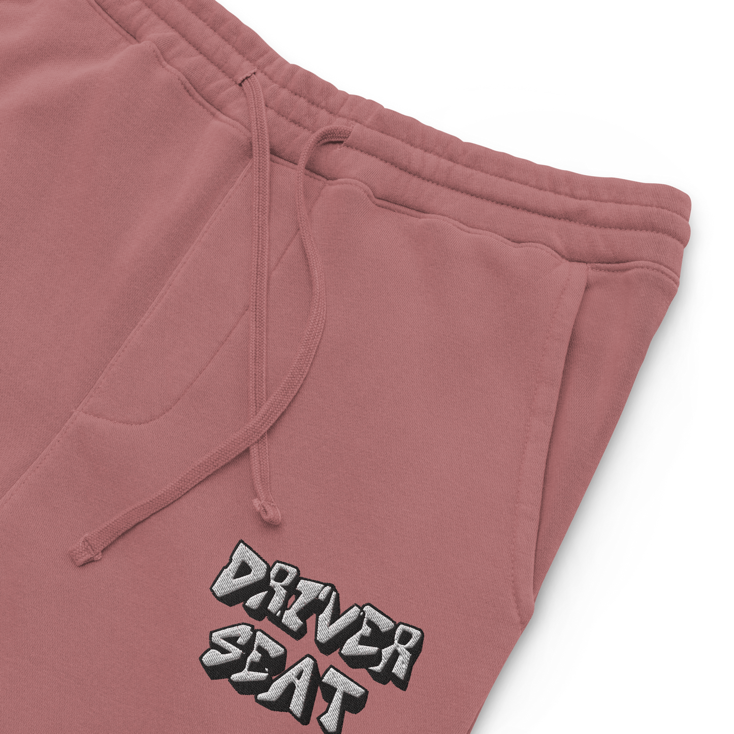 Pigment-Dyed Sweatpants - Maroon