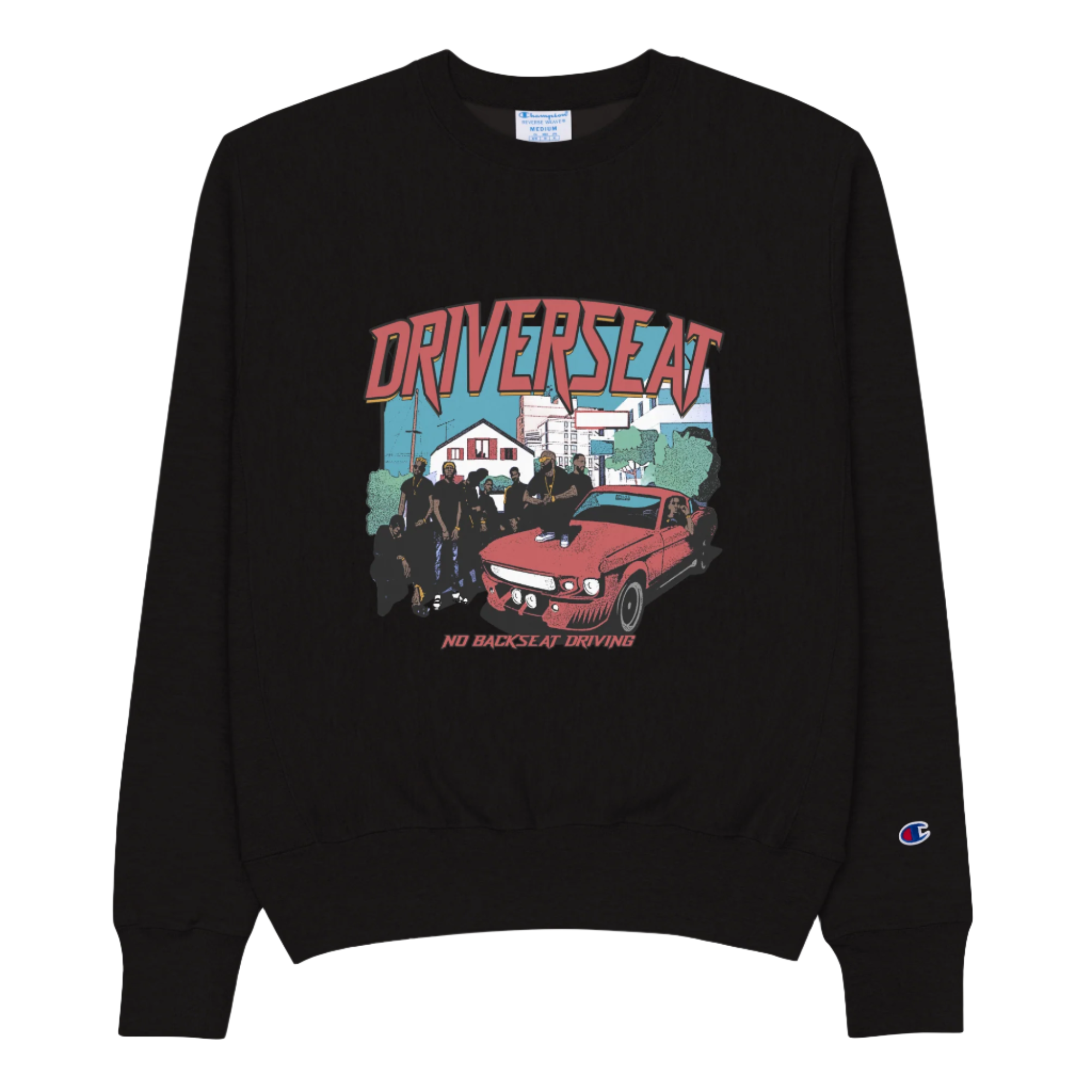 Crew Sweatshirt Champion® Reverse Weave - Black
