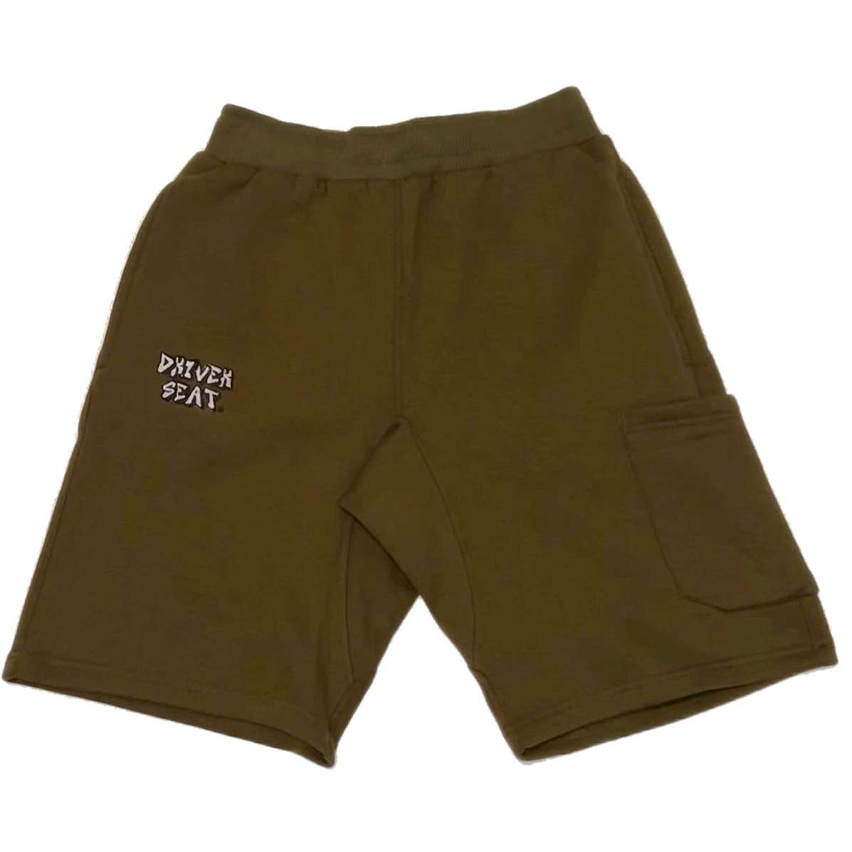 Fleece Cargo Shorts - Olive