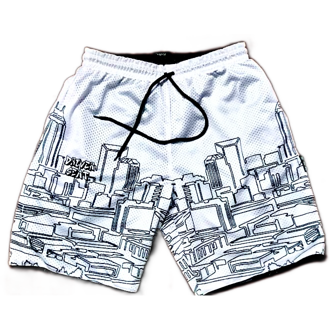 Reversible City AAU Shorts (Black/White)