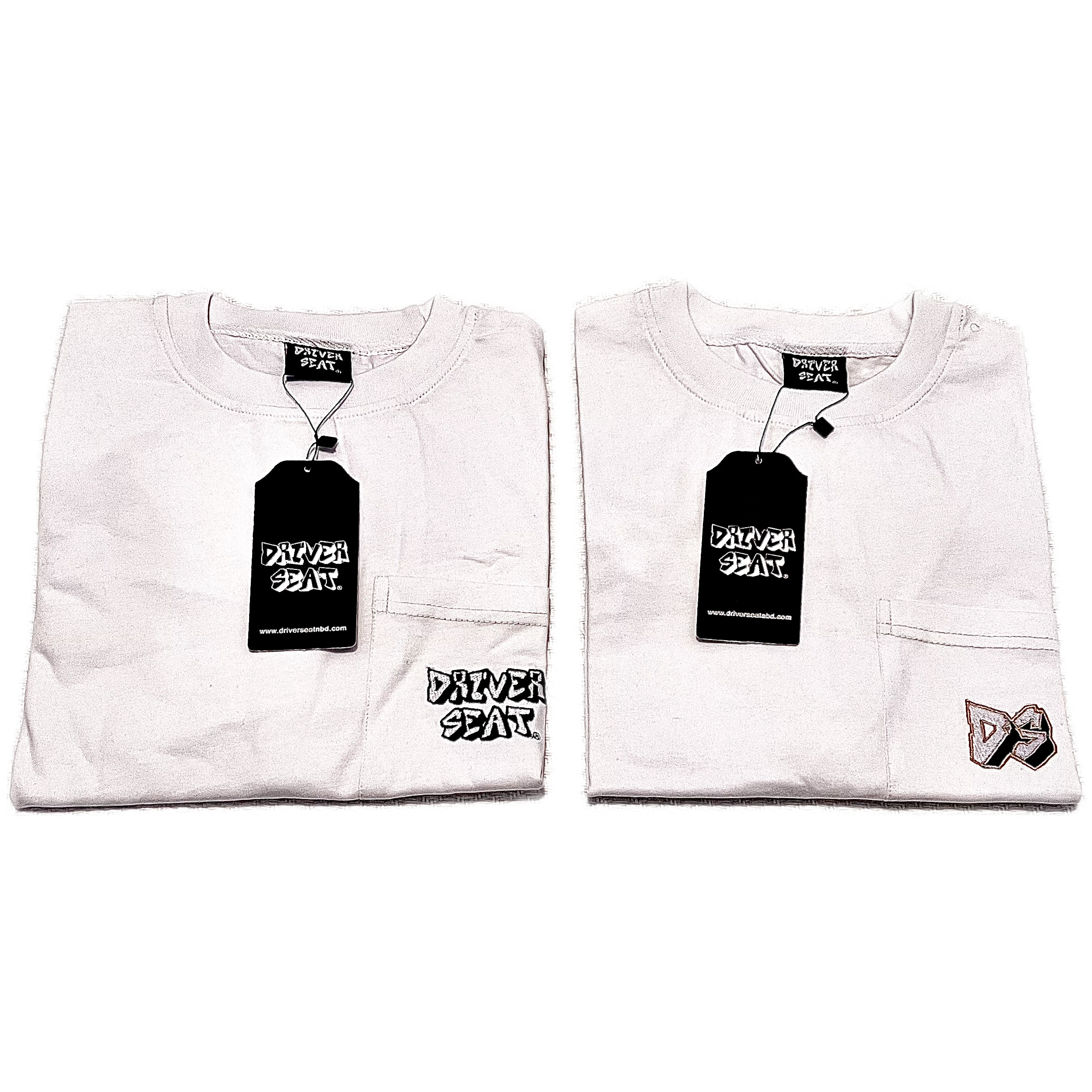 Essential Pocket Tee   (2 pack) - White