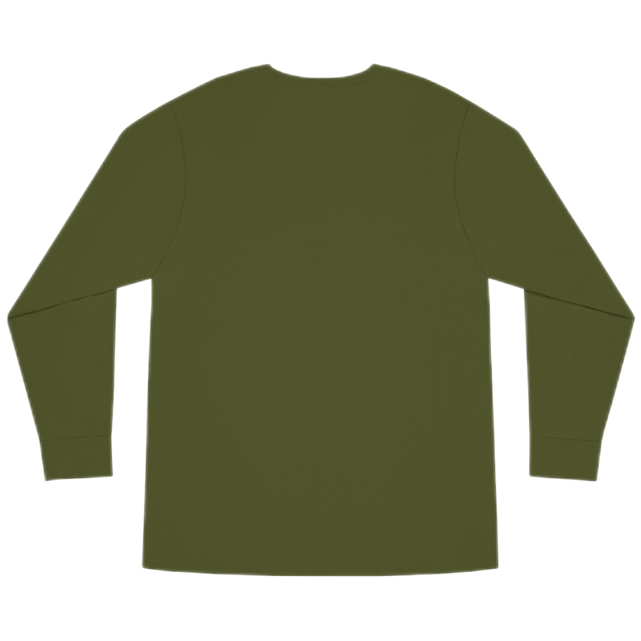 The World is Yours Long Sleeve Tee - Army Green