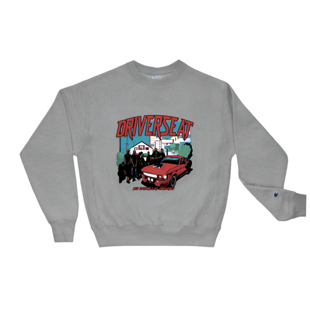 Wit Tha Crew Champion® Reverse Weave Sweatshirt - Oxford Grey