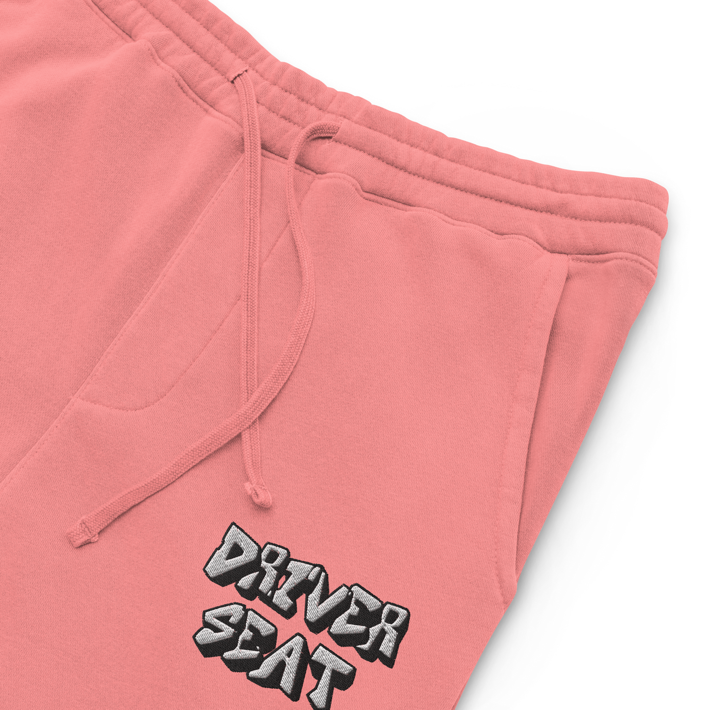 Pigment-Dyed Sweatpants - Pink