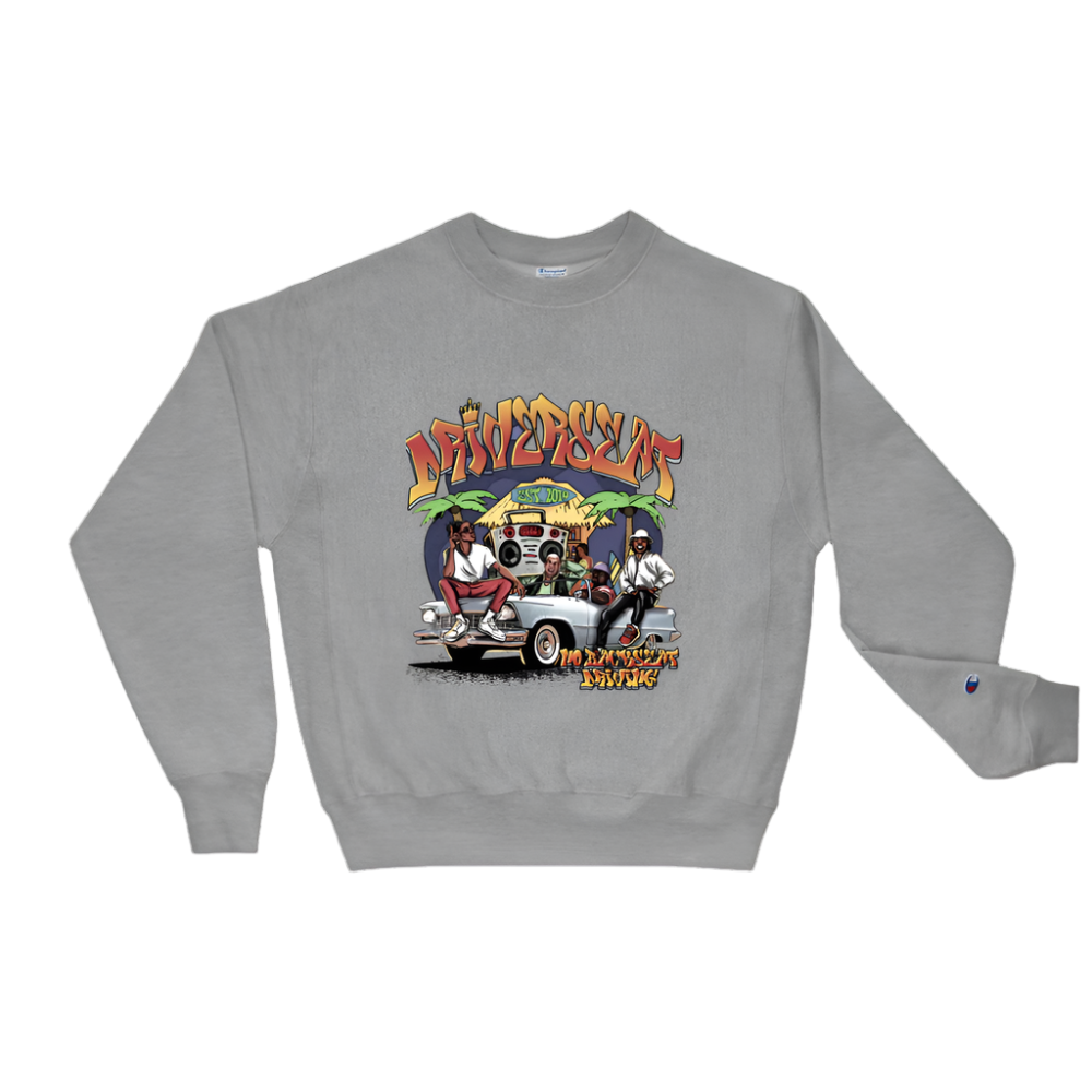 Vibez Champion® Reverse Weave Sweatshirt - Oxford Grey