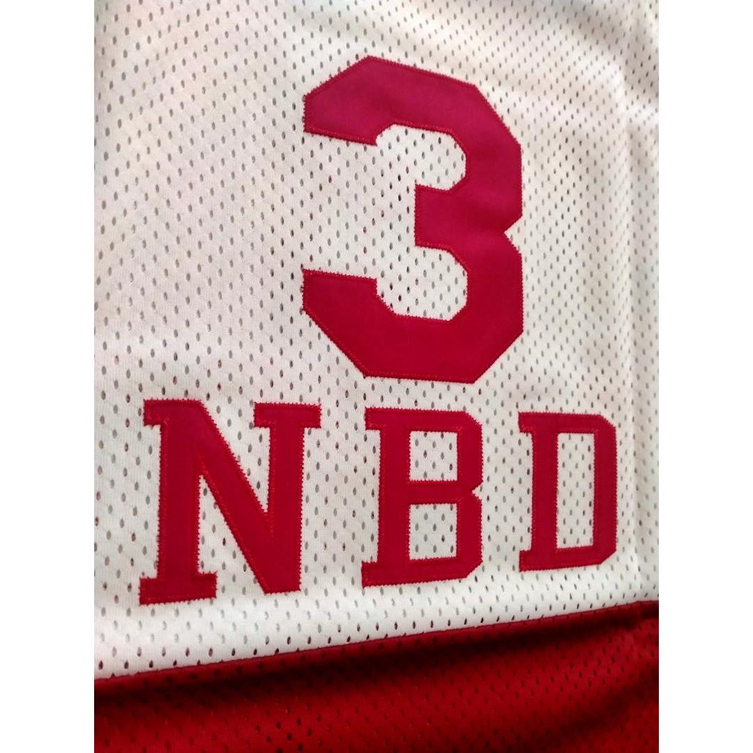 Split Jersey - White/Red