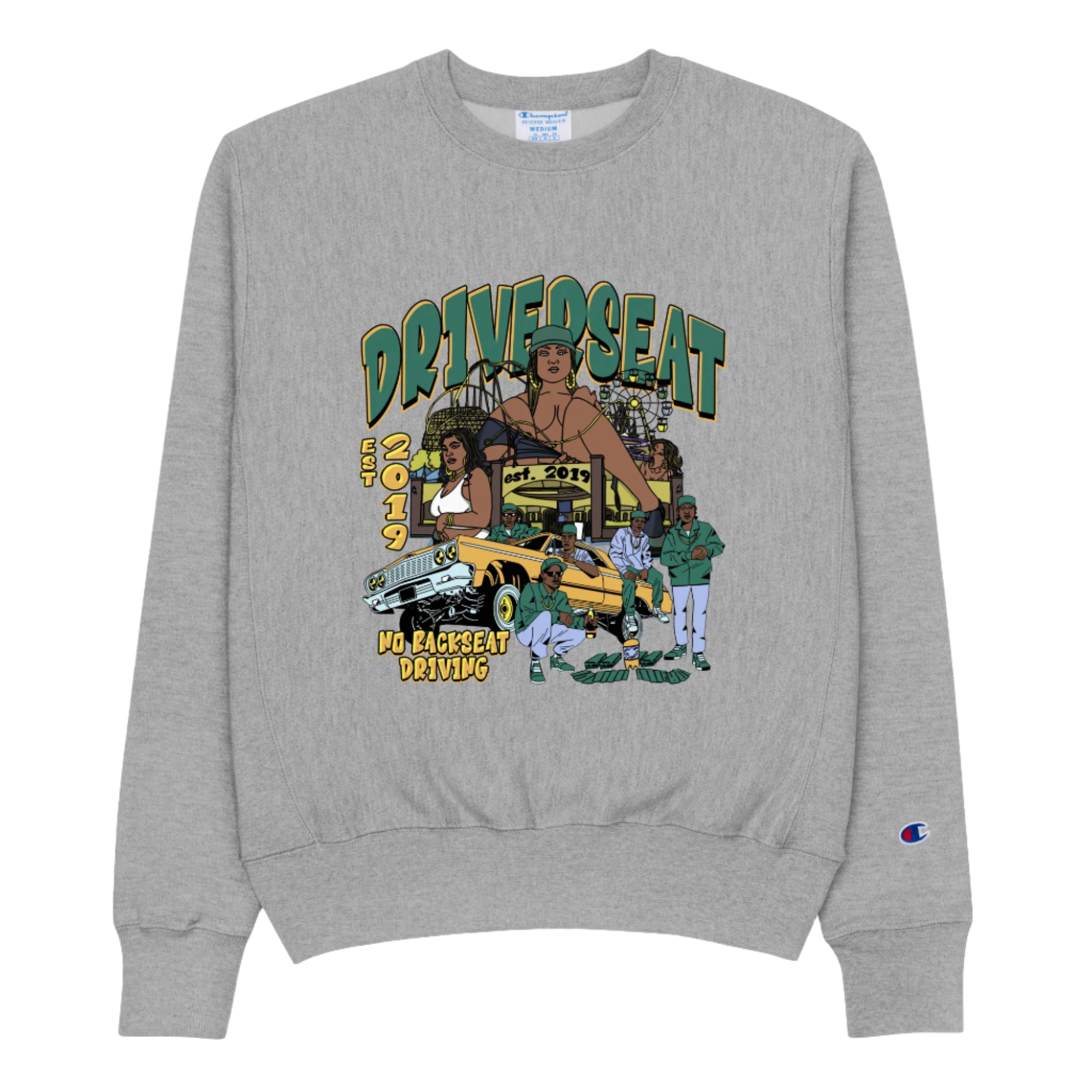 Seatnik Champion® Reverse Weave Sweatshirt - Oxford Grey