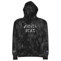Logo Tie-Dye Champion Hoodie - Black