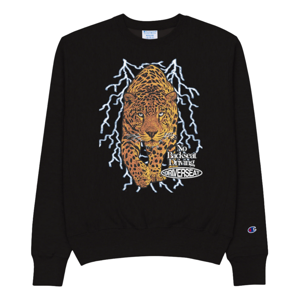 Jaguar Champion® Reverse Weave Sweatshirt - Black