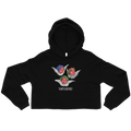 D'Evils Crop Hoodie - Black